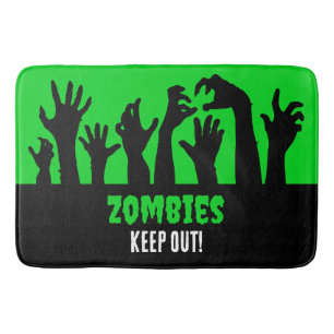 Tapis De Bain Film d'horreur déplaisant Zombie Halloween