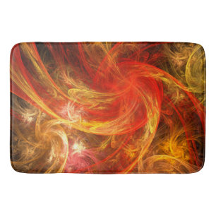 Tapis De Bain Firestorm Nova Art Abstrait