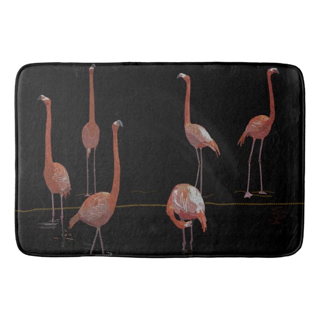 Tapis De Bain Flamant rose (Devant)