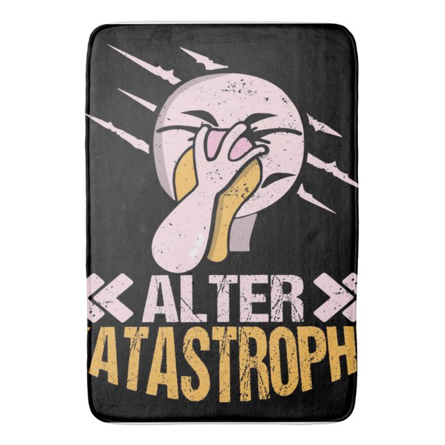 Tapis De Bain Flamant rose Alter Katastrophe | Flamant rose du p (devant Vertical)