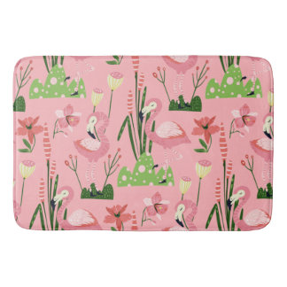 Tapis De Bain Flamant rose Collection été Un design 4