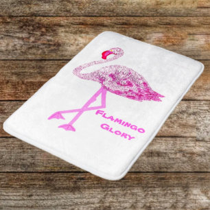 Tapis De Bain Flamant rose gloire