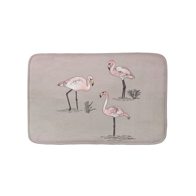 Tapis De Bain Flamants roses (Devant)