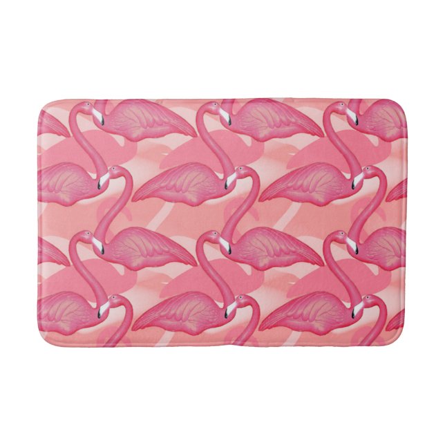 Tapis De Bain Flamants roses roses (Devant)