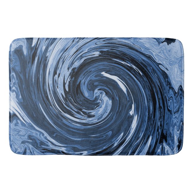 Tapis De Bain Flambée de curling... (Devant)