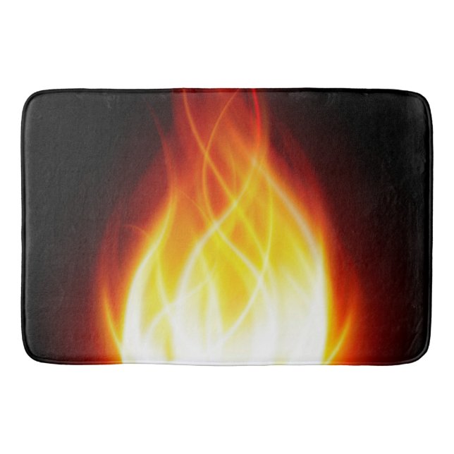 Tapis De Bain Flammes brillantes Mat de bain (Devant)