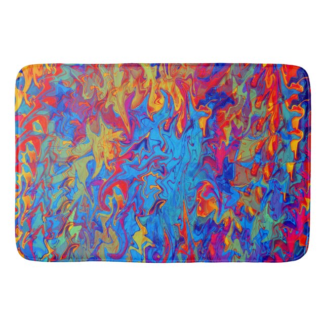 Tapis De Bain Flammes sauvages.... (Devant)
