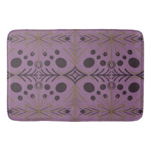 Tapis De Bain Flèche géométrique Boho Motif violet