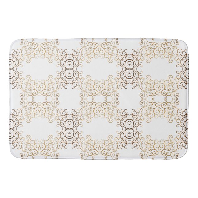 Tapis De Bain Flèches d'or Arabesque (Devant)