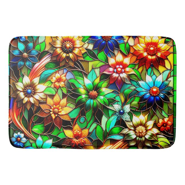 Tapis De Bain Fleur Artsy (Devant)