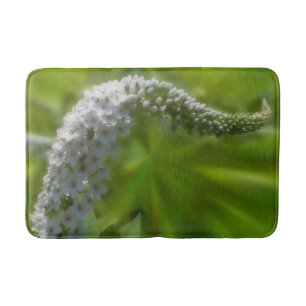Tapis De Bain Fleur blanche de curling Dreamy