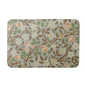 Tapis De Bain Fleur botanique de trèfle William Morris