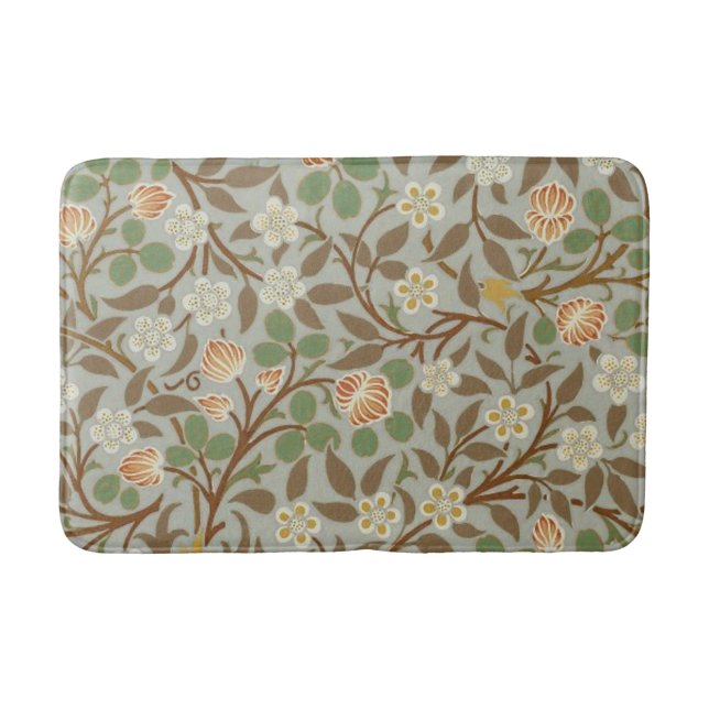Tapis De Bain Fleur botanique de trèfle William Morris (Devant)