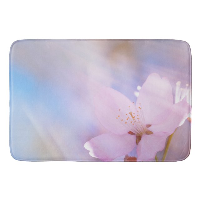 Tapis De Bain Fleur de cerisier rose (Devant)