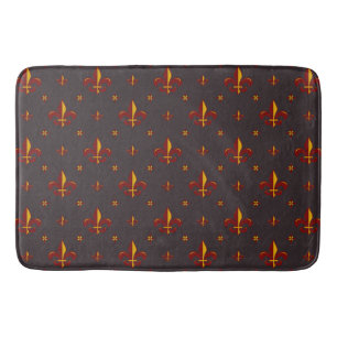 Tapis De Bain Fleur De Lis