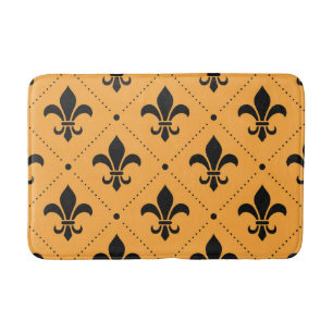 Tapis De Bain Fleur De Lis Motif