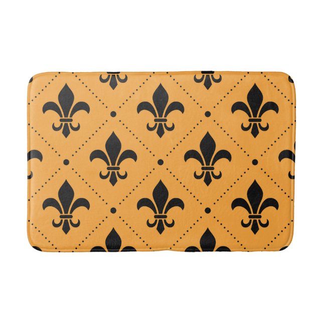 Tapis De Bain Fleur De Lis Motif (Devant)