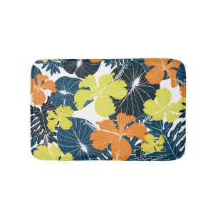 Tapis De Bain Fleur de printemps : Vintage texture florale