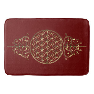 Tapis De Bain Fleur de vie / Blume des Lebens - vintage VIII