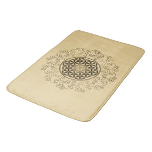 Tapis De Bain Fleur De Vie - Ornements Vintages Mandala 2