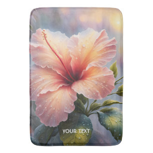Tapis De Bain Fleur d'Hibiscus délicieuse Imaginaire