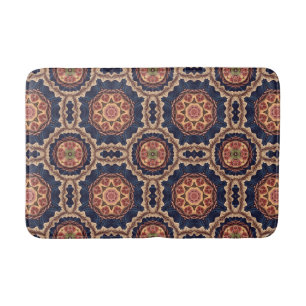Tapis De Bain Fleur fantaisie et Motif Star