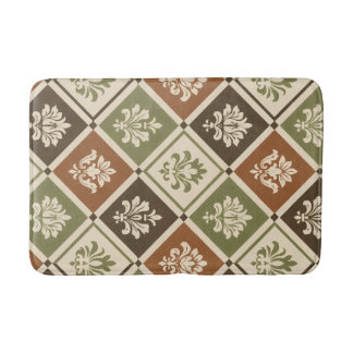 Tapis De Bain Fleur géométrique