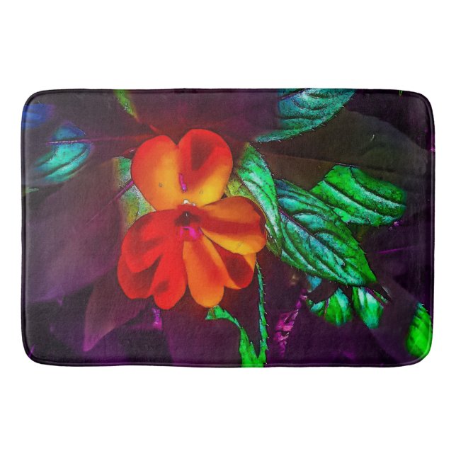 Tapis De Bain Fleur Impatien (Devant)