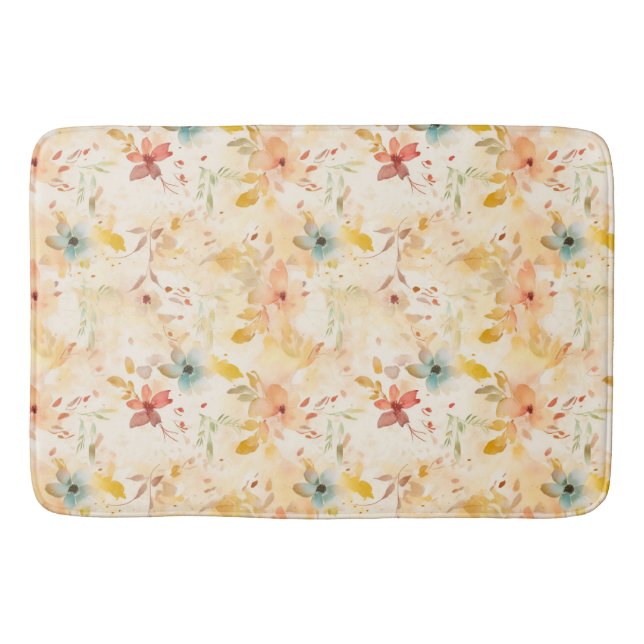 Tapis De Bain Fleur Pastel Esprit Libre (Devant)
