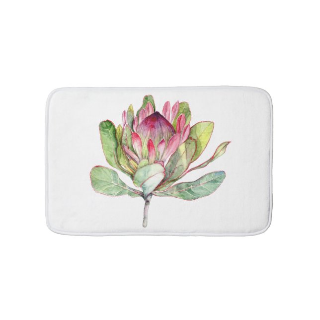 Tapis De Bain Fleur Protea (Devant)