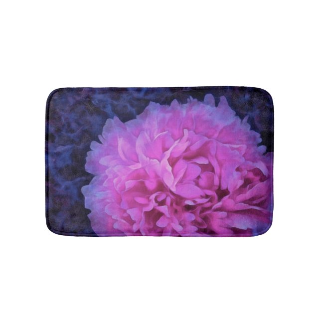 Tapis De Bain Fleur rose Lush (Devant)