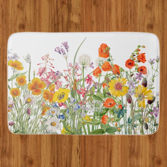 Tapis De Bain Fleur sauvage (Créateur téléchargé)