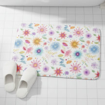 Fleur sauvage boho bleu violet rose