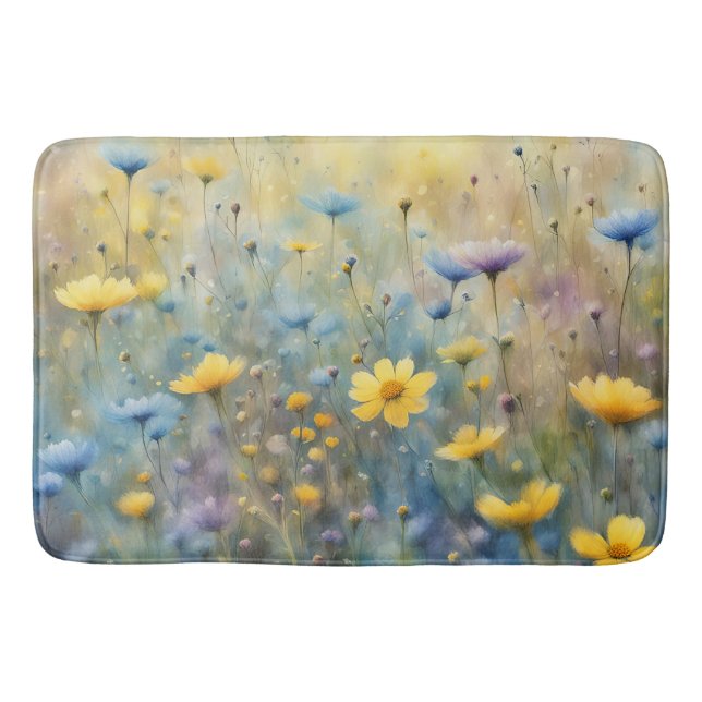 Tapis De Bain Fleur sauvage d'été Meadow (Devant)
