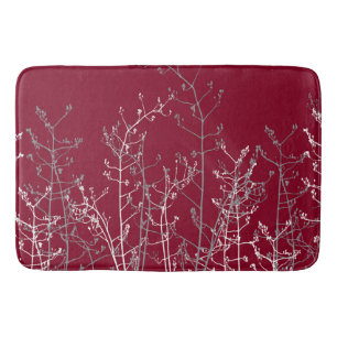 Tapis De Bain Fleurs bourguignonnes modernes Abstraites élégante