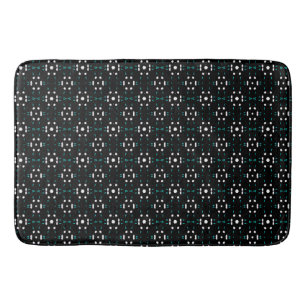 Tapis De Bain Fleurs d'argent