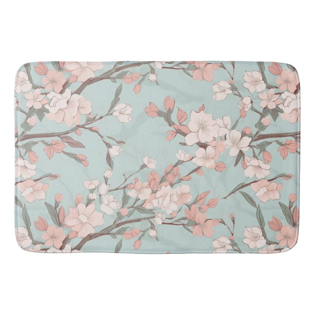 Tapis De Bain Fleurs de cerisiers Sakura (Devant)