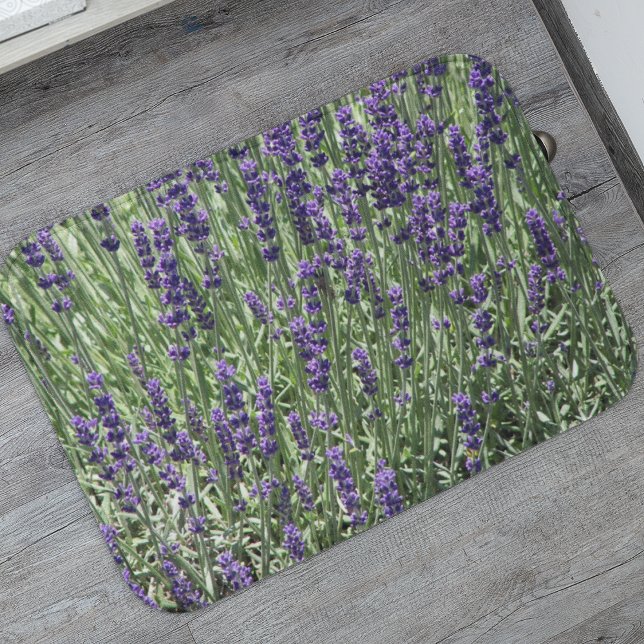 Tapis De Bain Fleurs de lavande violet Floral (In Situ)