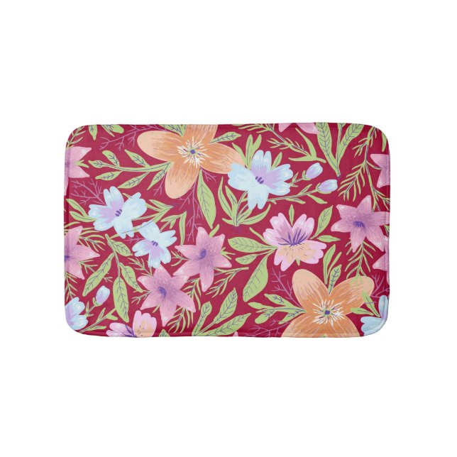 Tapis De Bain Fleurs de printemps (Devant)