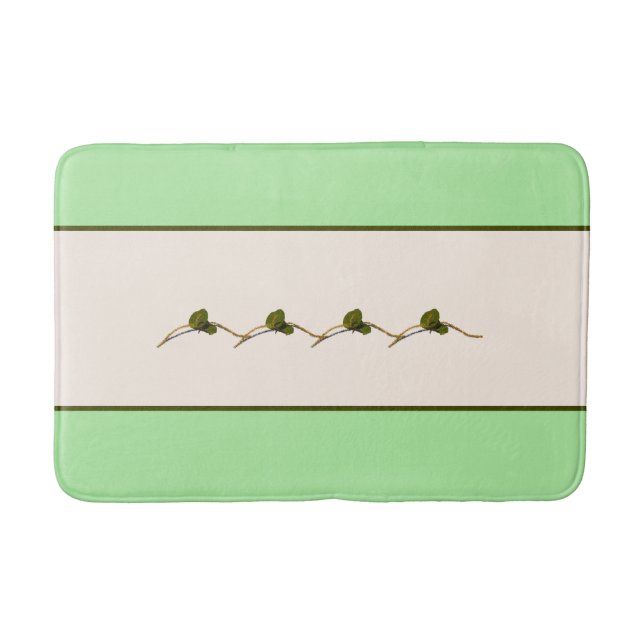 Tapis De Bain Fleurs de raisin - Chaux-Clé - Bande (Devant)