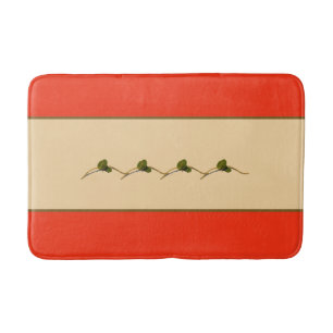 Tapis De Bain Fleurs de raisin - Feu de feu - Frappe