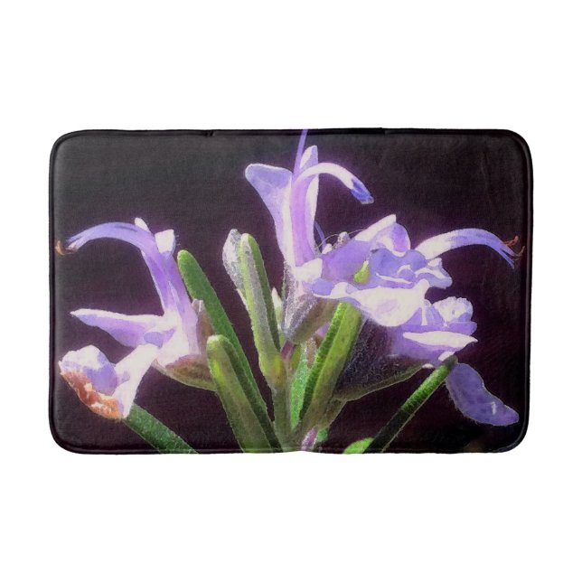 Tapis De Bain Fleurs de romarin (Devant)