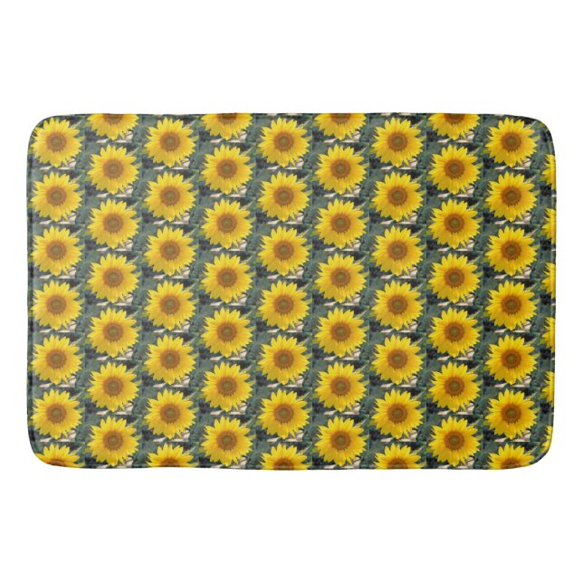 Tapis De Bain Fleurs de soleil (Devant)