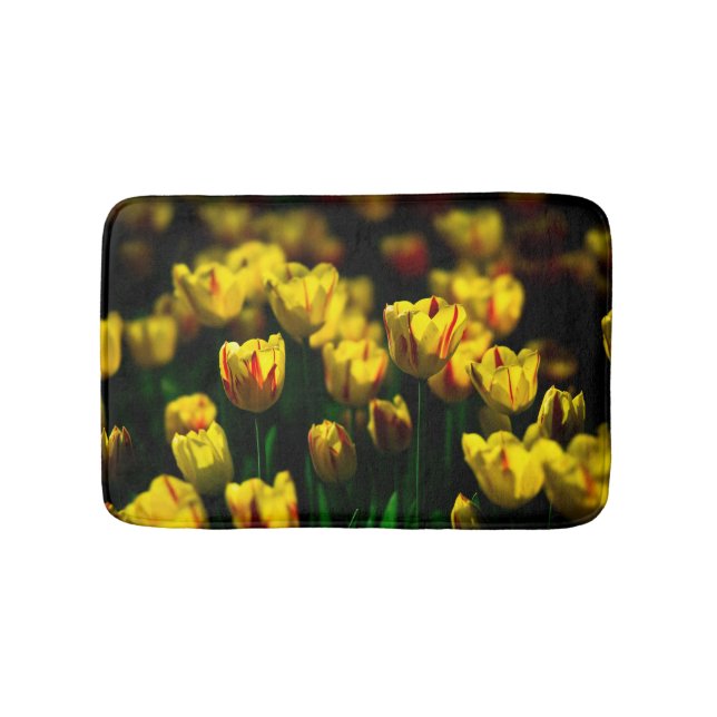 Tapis De Bain Fleurs de tulipe jaune (Devant)