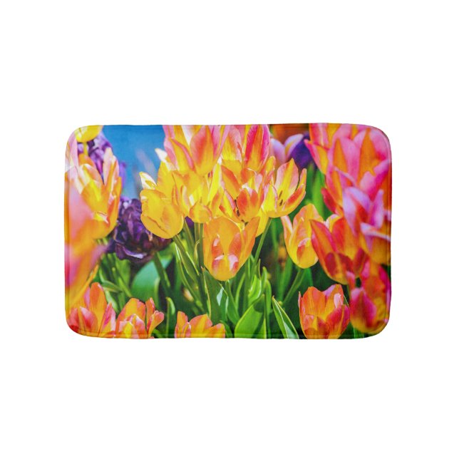 Tapis De Bain Fleurs de tulipes - Flourdissant (Devant)
