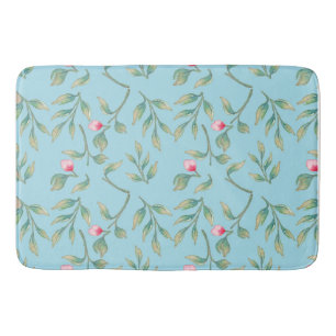 Tapis De Bain Fleurs délicates tournez sucre fourrure fourrure