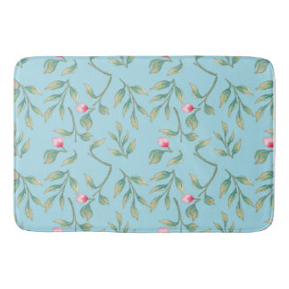 Tapis De Bain Fleurs délicates tournez sucre fourrure fourrure