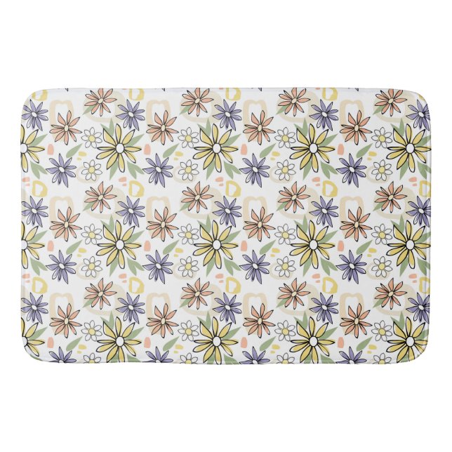 Tapis De Bain Fleurs d'été (Devant)