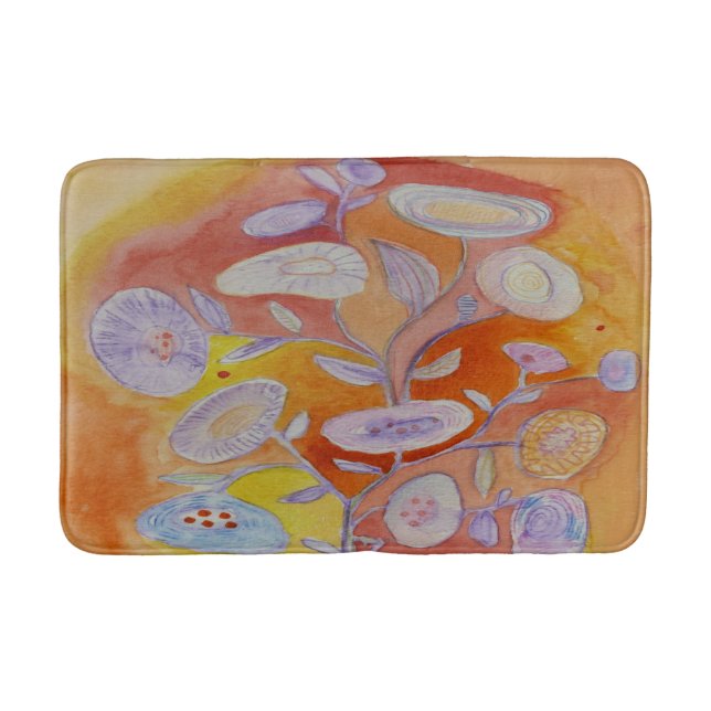 Tapis De Bain fleurs d'été (Devant)