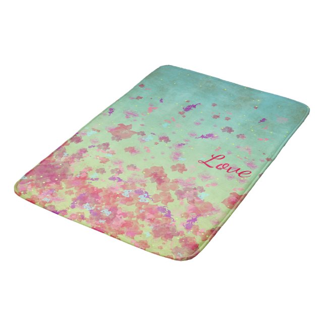 Tapis De Bain Fleurs d'été (Angle)